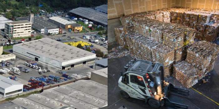 Visite de l'usine de recyclage du papier