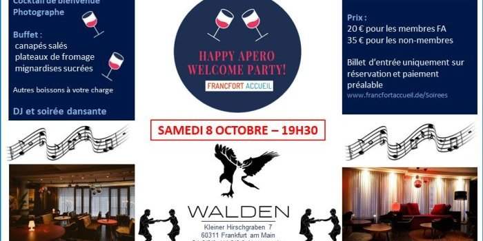 Welcome Party au Walden