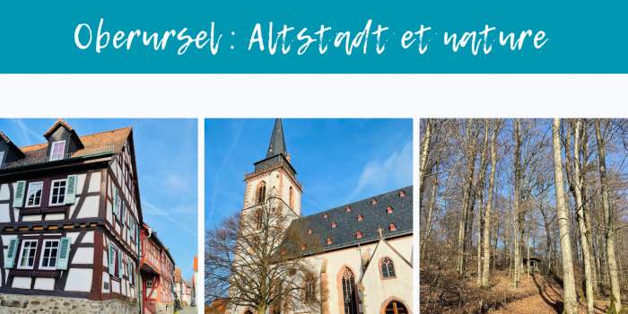 Randonnée urbaine - Oberursel, vieille ville & nature